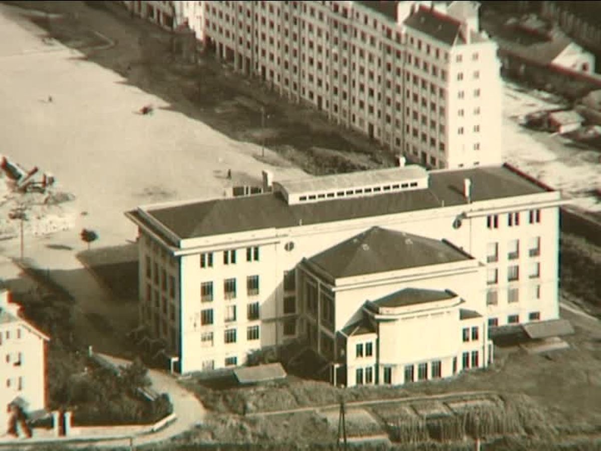 La Maison du peuple de Belfort, lieu du cercle d'épée en 1937